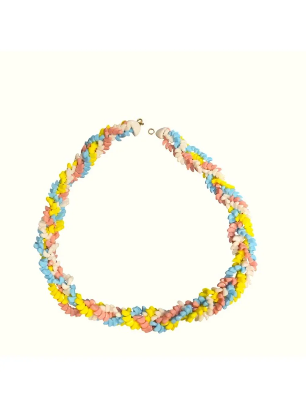 Vintage Napier Fruit salad necklace stone chunky tutti fruity pastel Jewelry 25